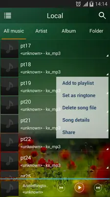 Music Player android App screenshot 4